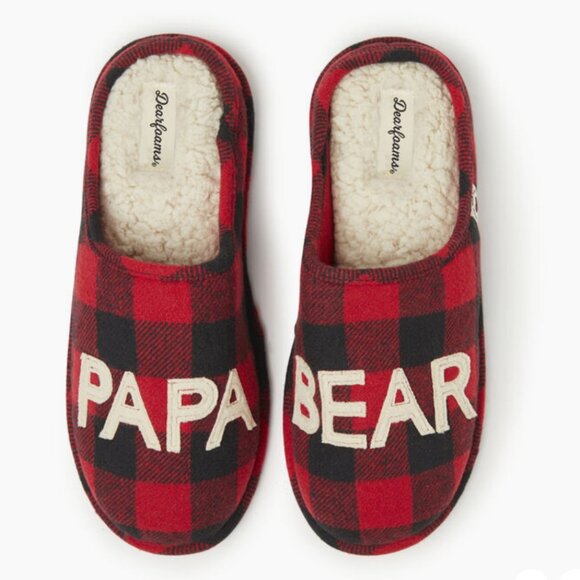 Men's Papa Bear Buffalo Check Clog Slipper NWT SIZE L (11-12) - Picture 4 of 4